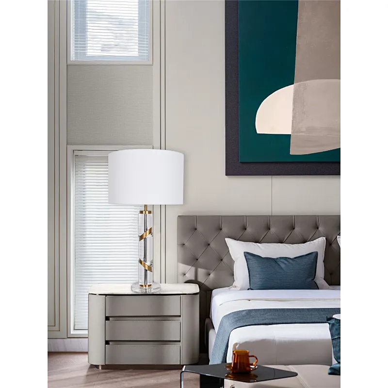 white glass bedside lamps