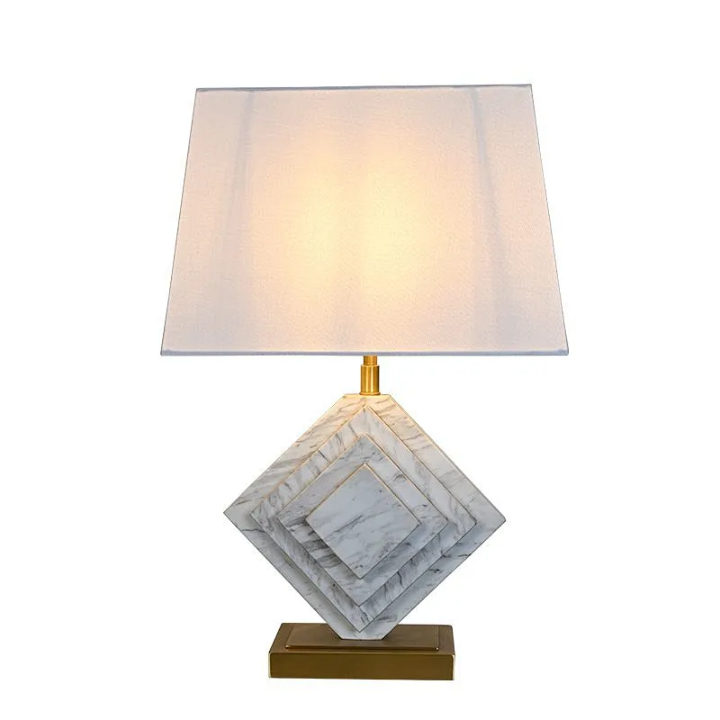 marble lamp table