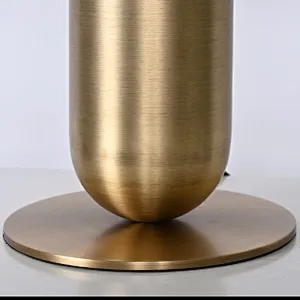 Antique brass mushroom alabaster desk table lamp for living room and study