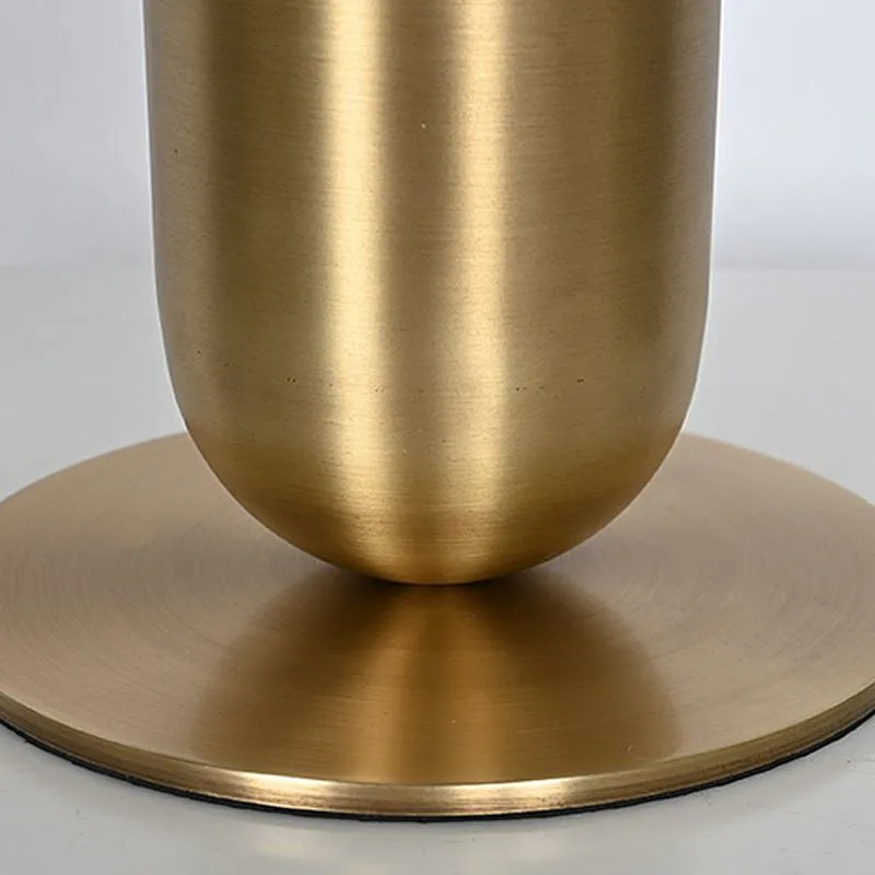 Antique brass mushroom alabaster bedside table lamp for bedroom and dining-table