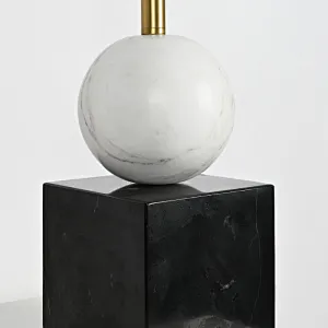 Concise marble base reading desk table lamp