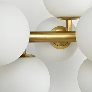 Modern style milky glass balls pendant light for restaurant dining room