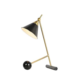 Concise marble ball antique reading desk table lamp