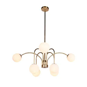Luxury modern cloud textured glass ball chandelier for restaurant and living room