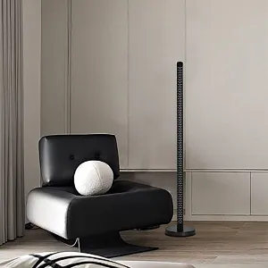 Modern minimalist pierced Column Led floor lamp for livingroom bedroom