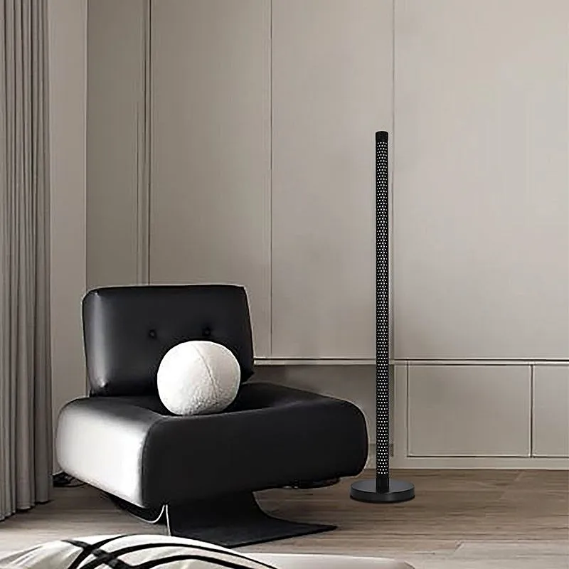 Modern minimalist pierced Column Led floor lamp for livingroom bedroom