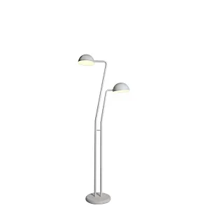 White-Li Adjustable double head LED eye protect standing reading light for learning