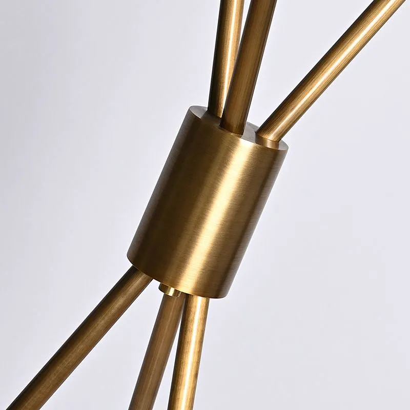 Modern style brass finish fruited melons milky glass ball floor lamp for living room bedroom