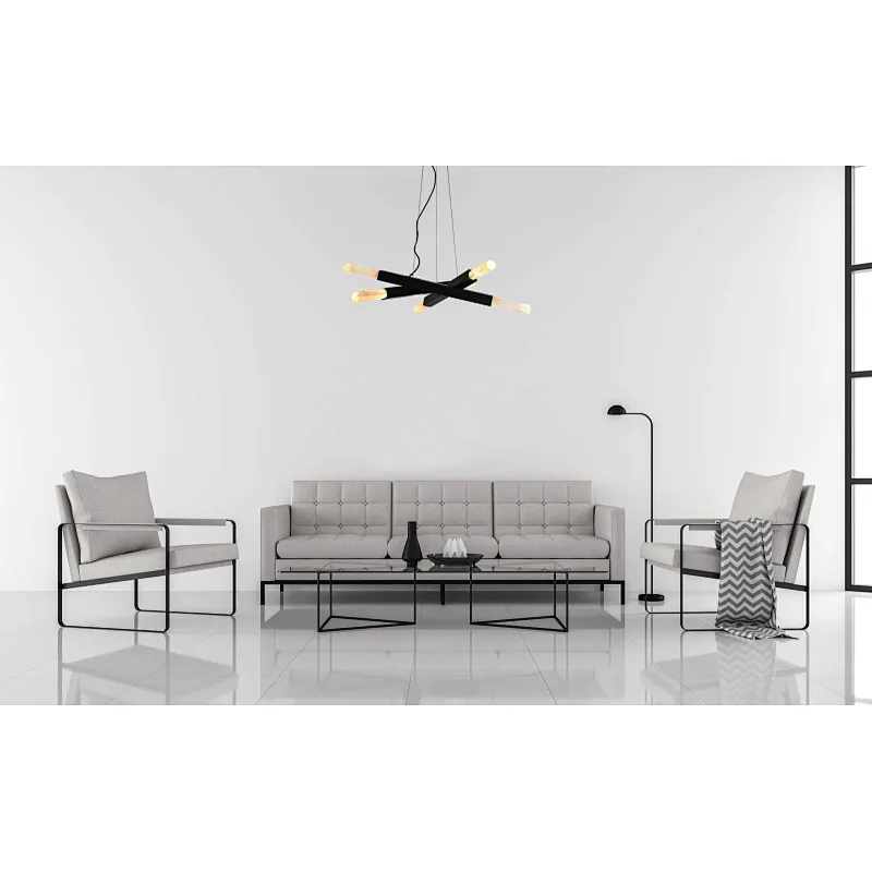 Modern Minimalist Combination Bronze Finish Natural Selenite Stone Hanging Lights Restaurant Pendant Lights