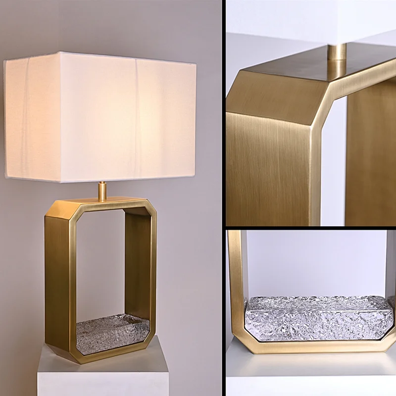 Rectangular bookstand table lamp for desk lamp, bedside lamp, rest area
