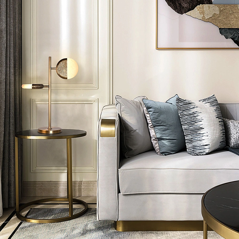 Alabaster Side|Bedside Table Lamp