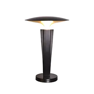 Volcanic cloud hand-dying antique bronze dimmable LED desk lamp