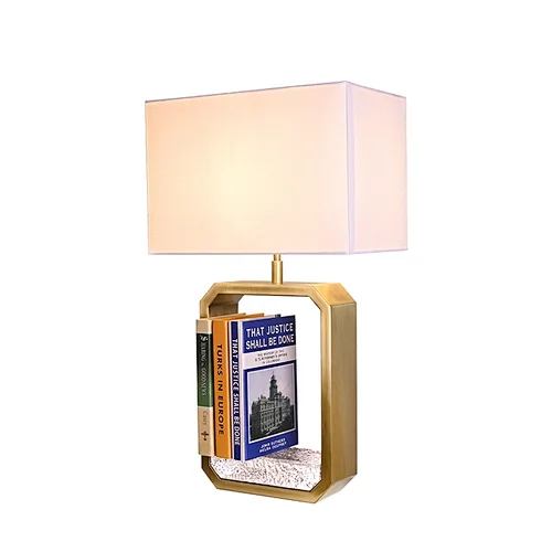 Rectangular bookstand table lamp for desk lamp, bedside lamp, rest area