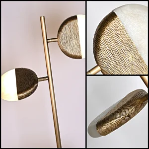 antique brass hand dyeing finish table lamp supplier