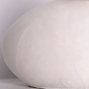 Alabaster cobble base opal glass bedside dimmable mini night light