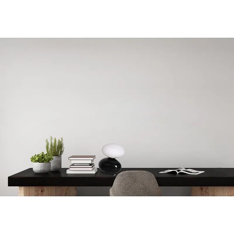 Black marble cobble base opal glass bedside dimmable mini night light