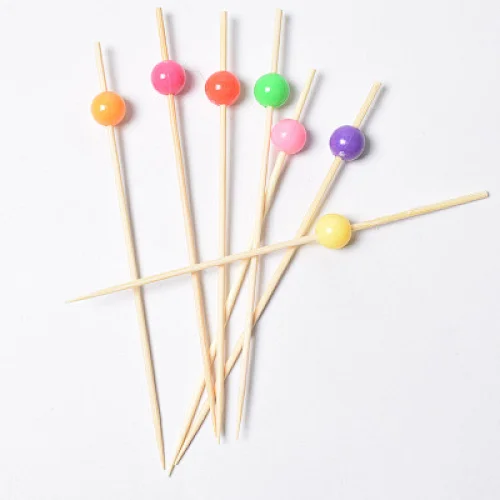 High Quality Disposable Custom Barbecue 40cm Round Bamboo Skewer