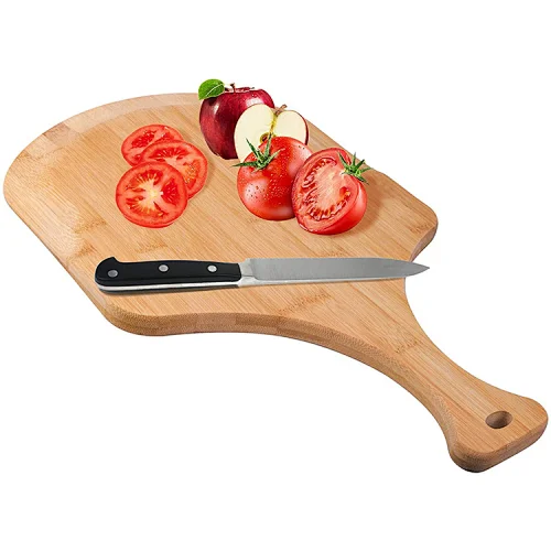 Customize Different Materials Kitchen Supplies Round Wooden Pizza Serving Board