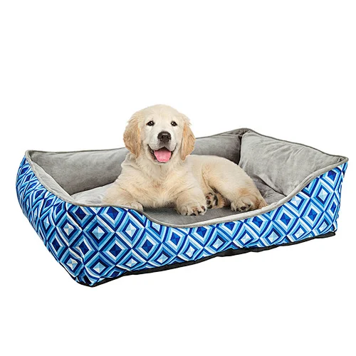 Comfortable and Soft Waterproof Fabric PP Cotton Dog Pet Beds Accessories