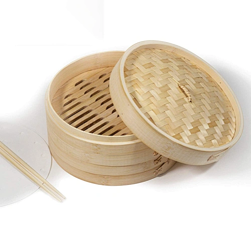 Mini Bamboo Kitchen Dim Sum Steamer Favors Basket
