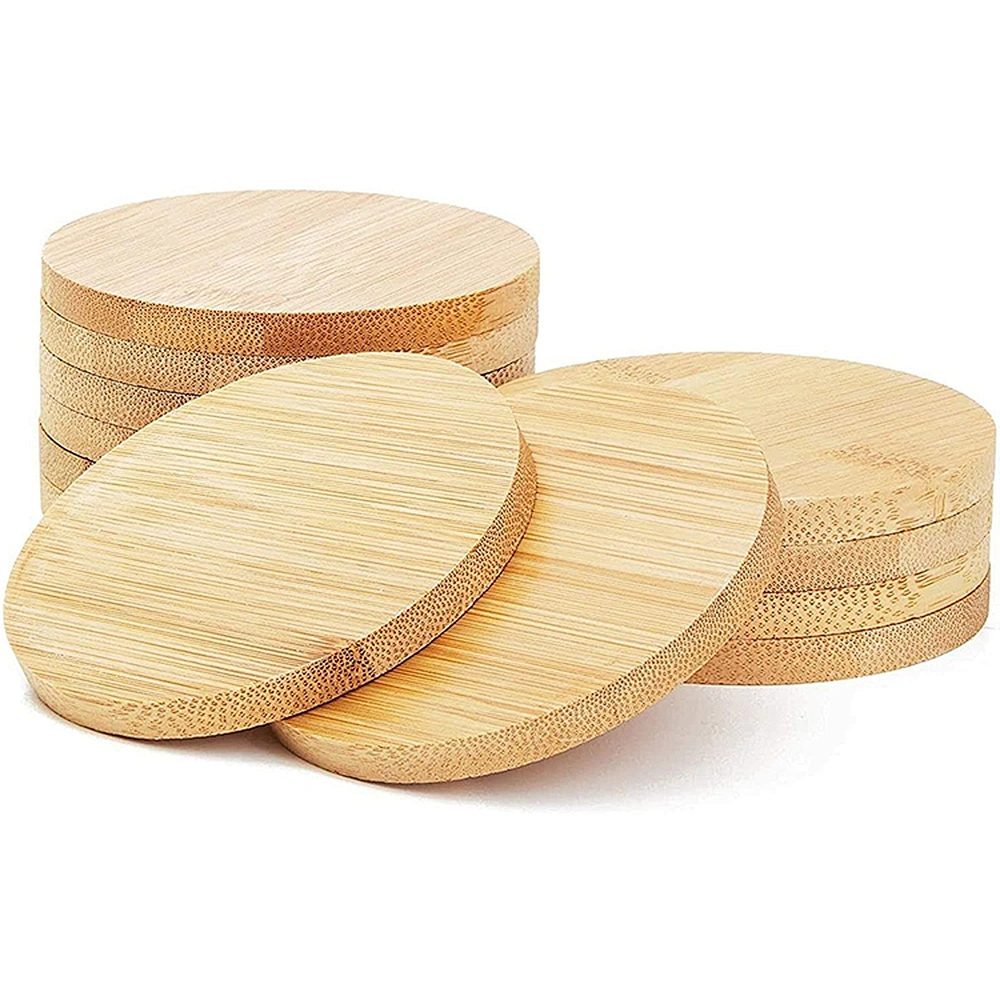 Round Cup Coasters for Cold Drinks and Hot Beverage Contemporary Design