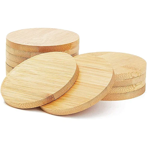 Round Cup Coasters for Cold Drinks and Hot Beverage Contemporary Design