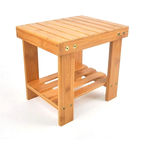 Bamboo Bathroom Shower Bench