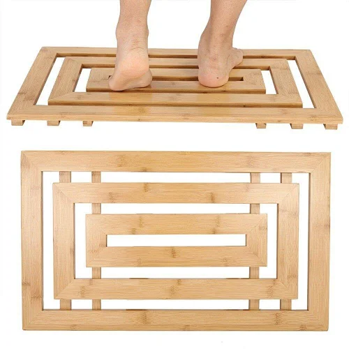 Bamboo Bath Shower Mat