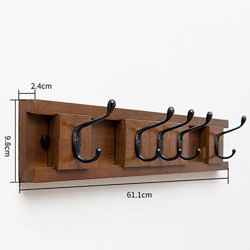 Door Wall Organizer Hook Kitchen Towel Holder Wall Clothes Storage Hanger
