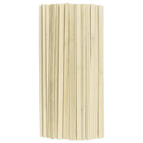Factory Natural Flat Bamboo Craft Sticks, Flat Bamboo Skewers