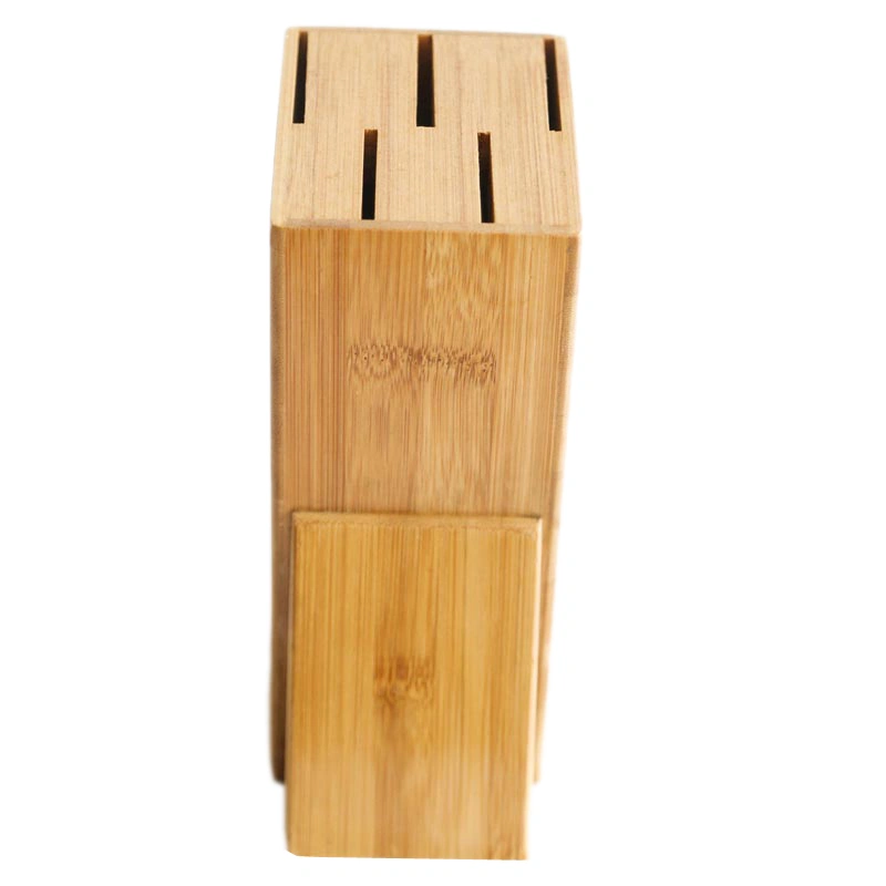 Hot Sale Universal Wood Bamboo Knife Block Knife Holder /Knife Storage Organizer for Kitchen