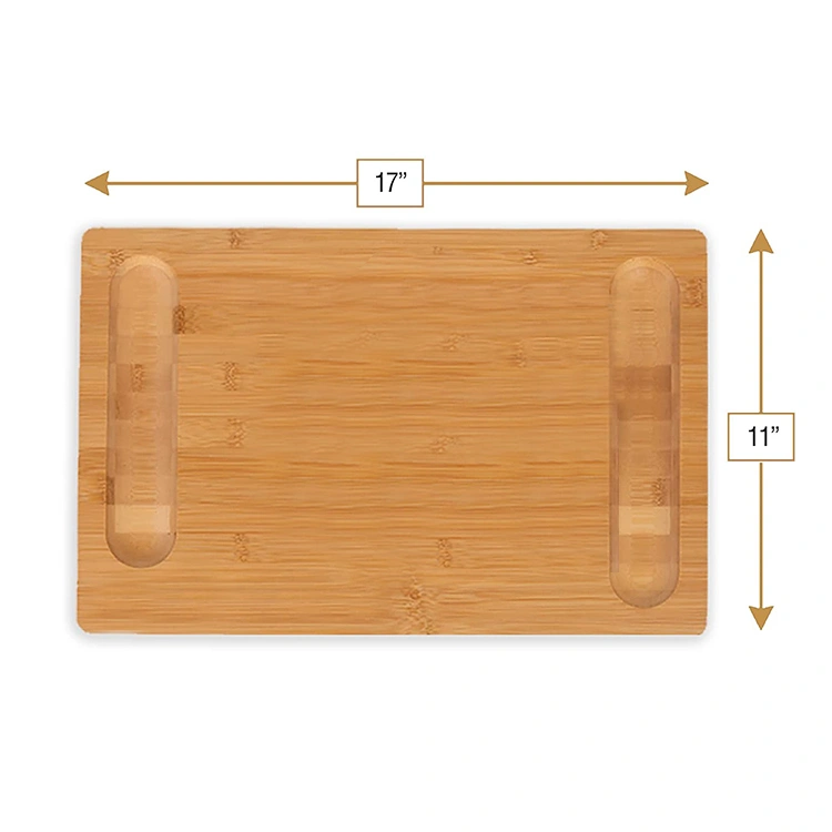 Factory Direct Sales High Quality Kitchen Square Bamboo Cheese Charcuterie Board Set with Knives