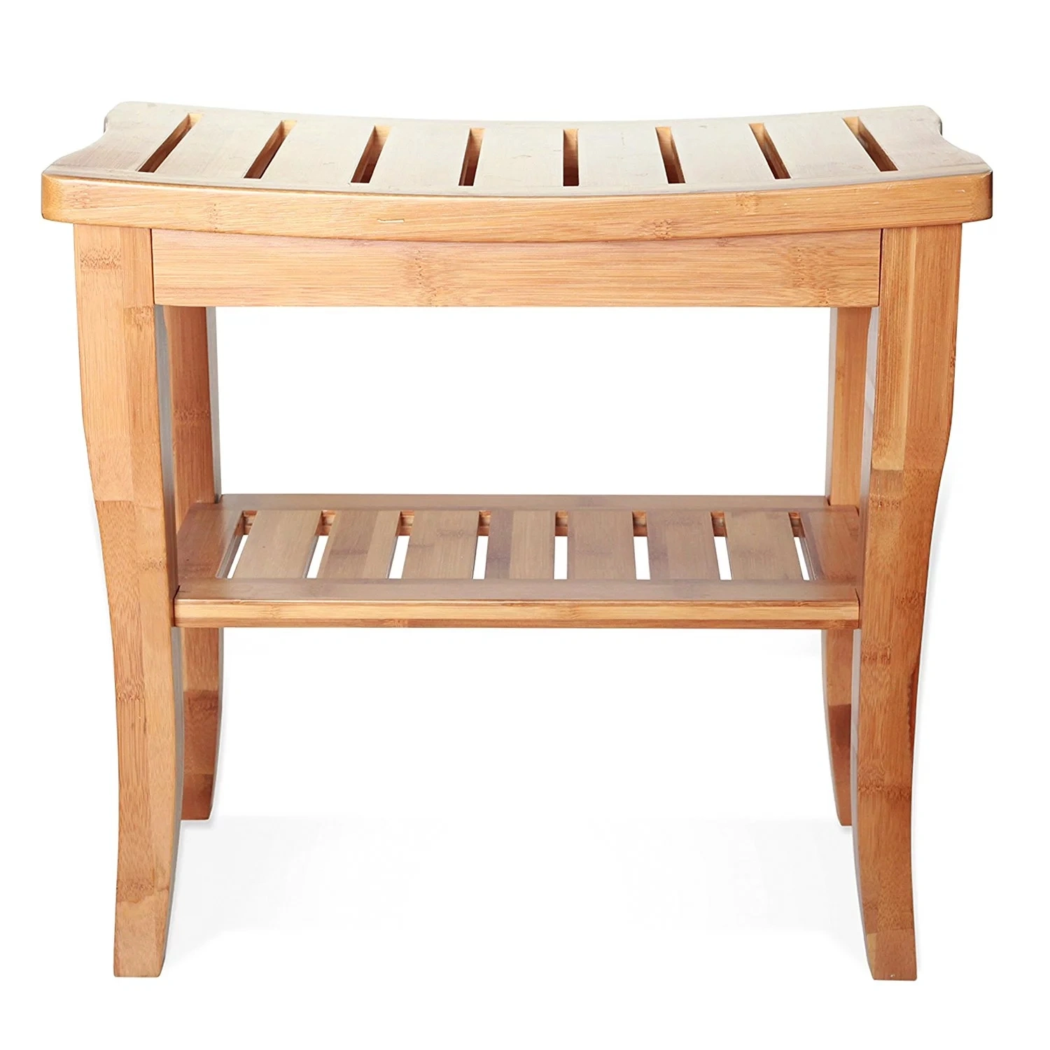 Eco-Friendly High Quality Bamboo Wooden Spa Stool Bathroom Shower Seat Bench
