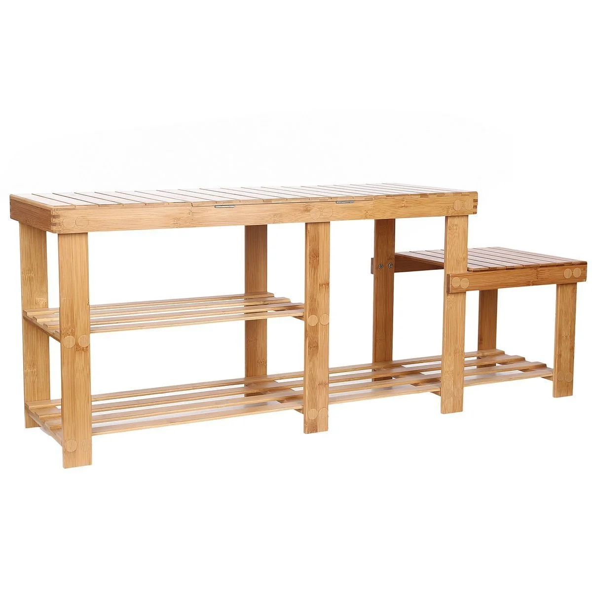 High Quality Modern Bamboo Wooden Shoe Storage Rack bench