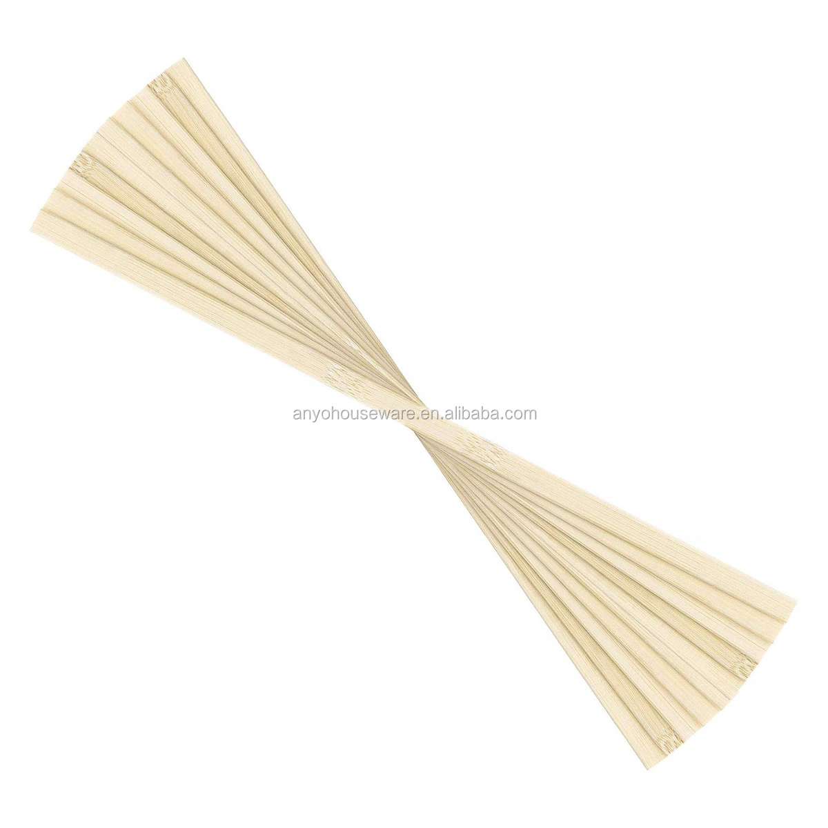 Factory Natural Flat Bamboo Craft Sticks, Flat Bamboo Skewers