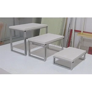 Multifunctional Powder Coating Design Counter Top Nesting Table