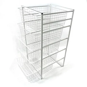 Out Kitchen Basket Wire Free Standing Pull Drawers Storage Rack Shelving Metal Stroage Holder & Rack,storage Holders & Racks