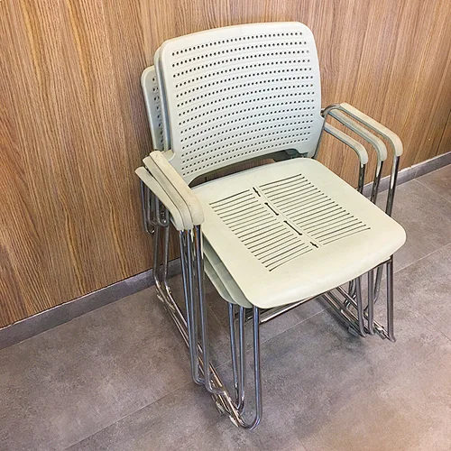 Metal Framer National Office Interiors Circulation Plastic Stack Chair