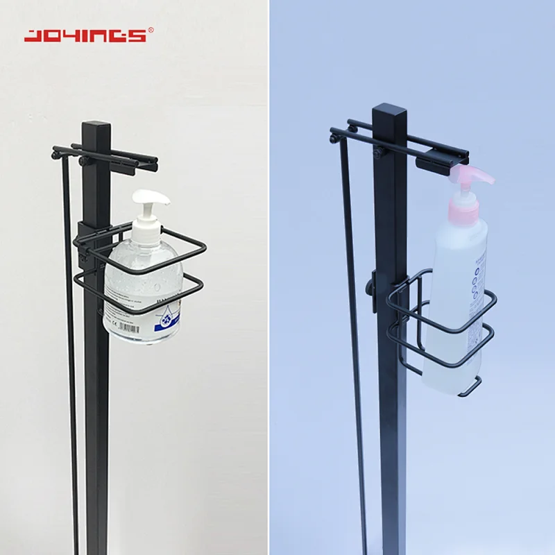 factory floor standing metal automatic hand sanitizer dispenser stand rack foam soap dispenser rack hand sanitary gel station