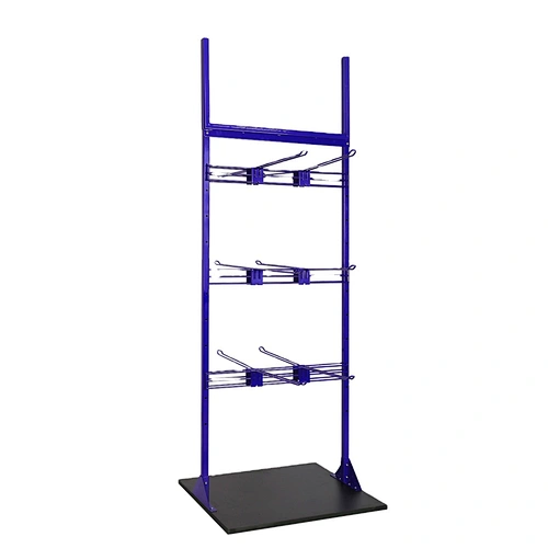 Factory Direct Sale Double Sided Standing Display with Hooks Floor Wire Display Rack Mobile phone accessories display stand