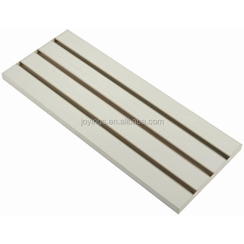 Slatwall Displays Units Factory Wholesale Melamine MDF Panel Shelving