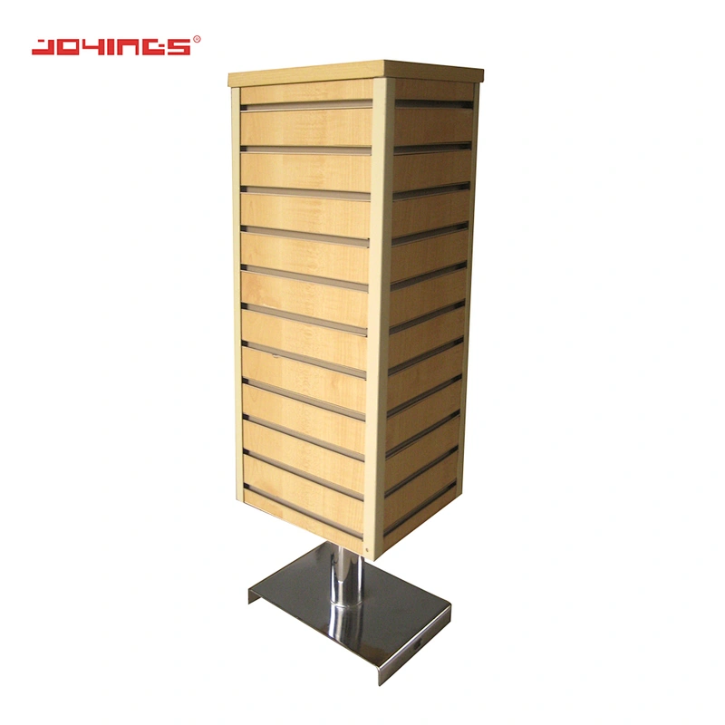 4 Way Spinning Tower Slatwall Retail Store Display & Fixtures