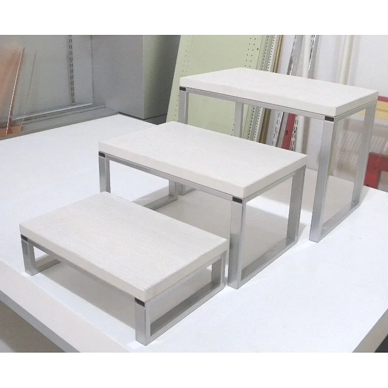 Multifunctional Powder Coating Design Counter Top Nesting Table