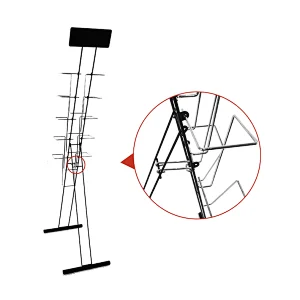China Factory Metal Portable Literature Rack Floor Standing Trade Show Brochure Holder Rack