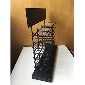 Black Powder Coating Granite/Tile Display Shelves