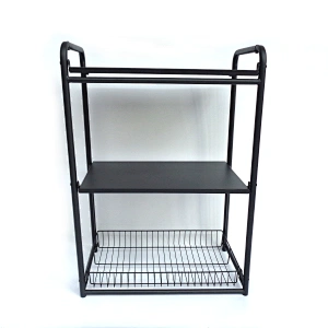 Doreen 4-Tire Kitchen Microwave Racks Shelving Storage Unit Foldable Bread Racks, Storage Racks, Trolleys, Metal Organizer Wire