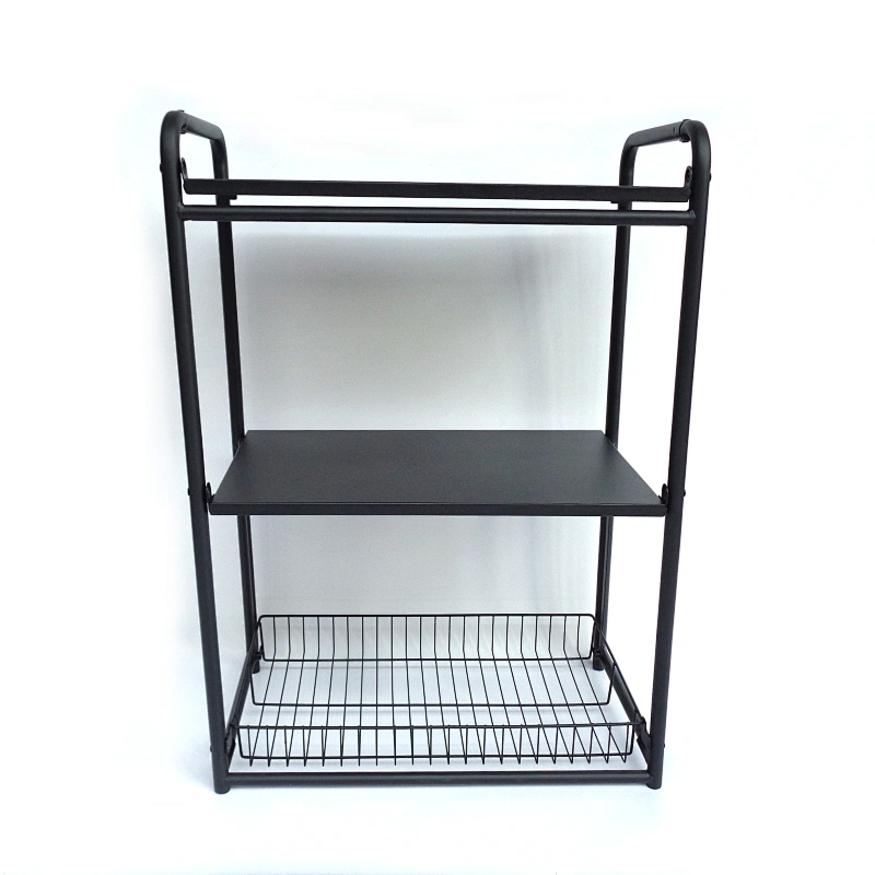 Doreen 4-Tire Kitchen Microwave Racks Shelving Storage Unit Foldable Bread Racks, Storage Racks, Trolleys, Metal Organizer Wire