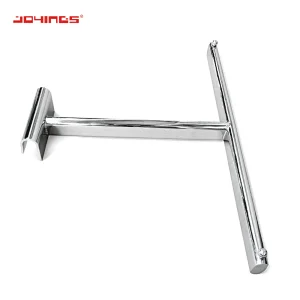 Wholesale Stainless Steel T Rack Rail for Slatwall Display Shop Accessories Slatwall Hanging Bar