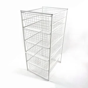 Out Kitchen Basket Wire Free Standing Pull Drawers Storage Rack Shelving Metal Stroage Holder & Rack,storage Holders & Racks