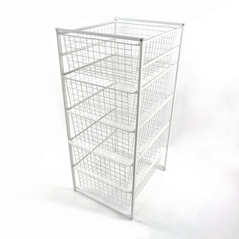Out Kitchen Basket Wire Free Standing Pull Drawers Storage Rack Shelving Metal Stroage Holder & Rack,storage Holders & Racks